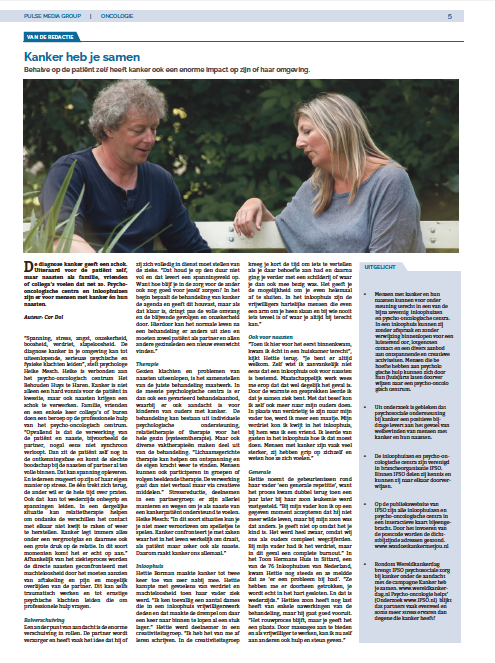 'Kanker heb je samen' Oncologie juni 2014
